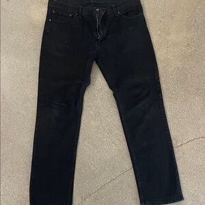 Levi's Men's Midnight Black Straight Jeans